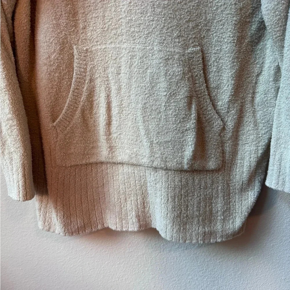 Barefoot Dreams CozyChic Lite Half-Zip Pullover - oatmeal, M - Picture 2 of 7